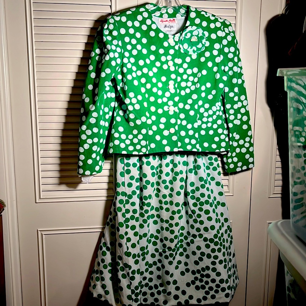 Dress 6, Suit 6,  Helga For the Elizabeth Arden Salon Silk File Stunning Helga!